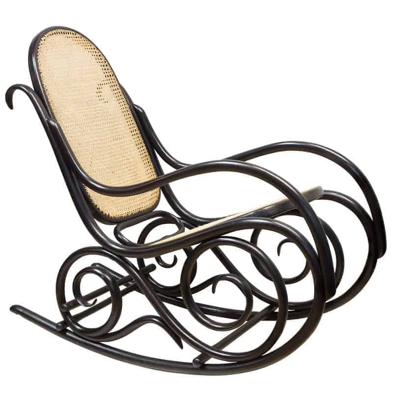 Bentwood wooden rocking chair 
