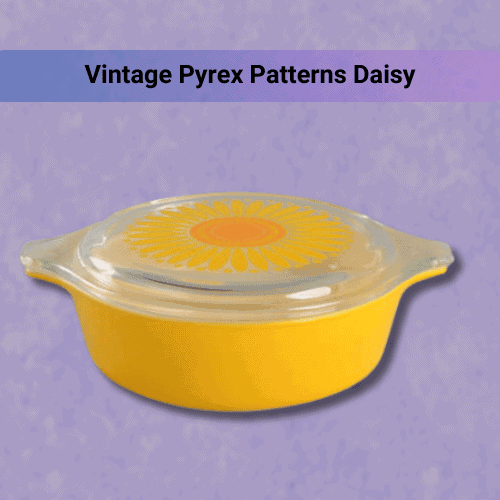 Vintage Pyrex Patterns Daisy