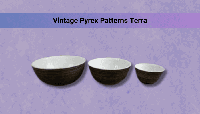 Vintage Pyrex Patterns Terra