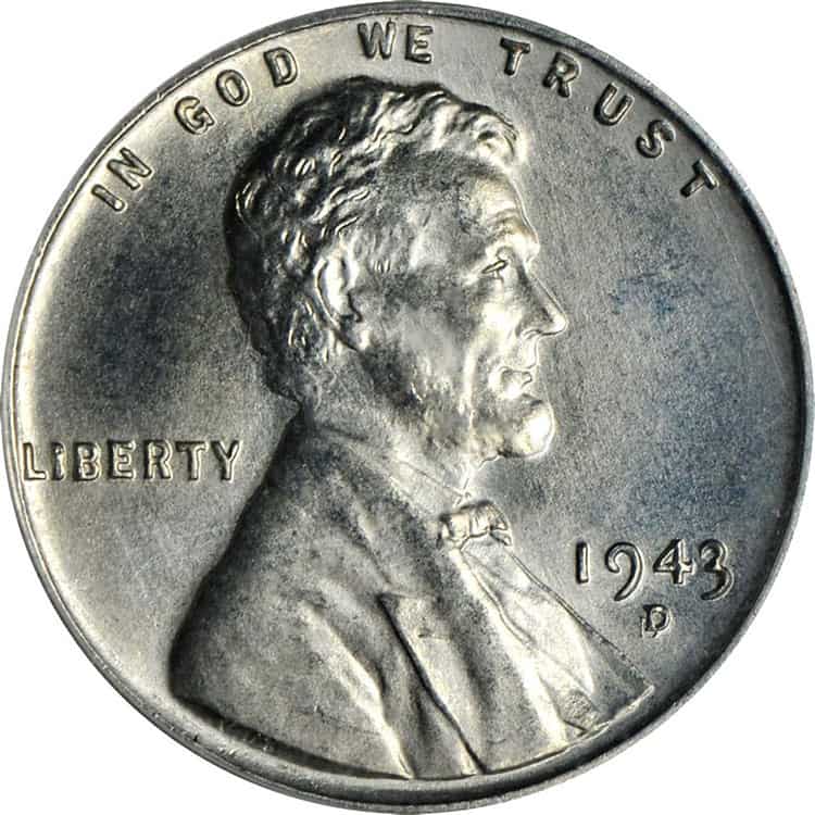 1943 Steel Penny Value - D over D error