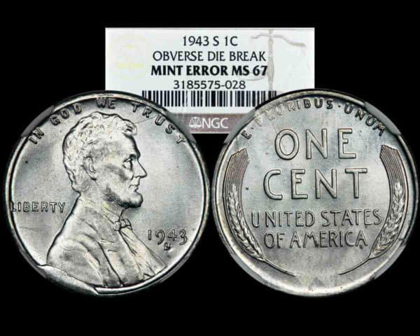 1943 Steel Penny Value - S over S error