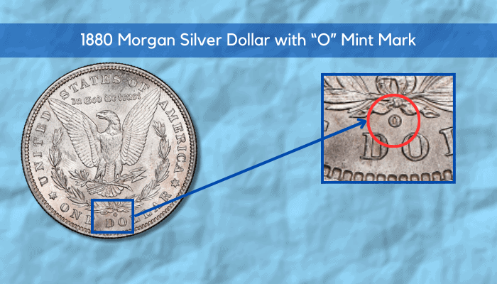 The 1880 S Morgan Silver Dollar