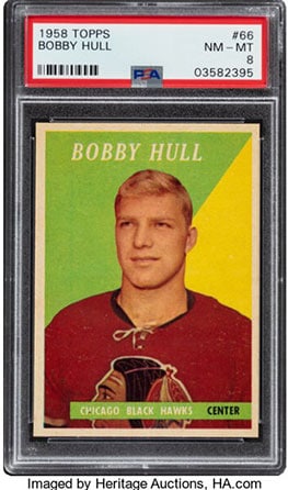 1958 Topps Bobby Hull Rookie #66