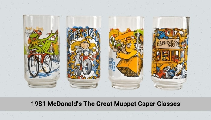 1981 McDonald’s The Great Muppet Caper Glasses