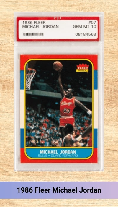 1986 Fleer Michael Jordan GEM-MT 10