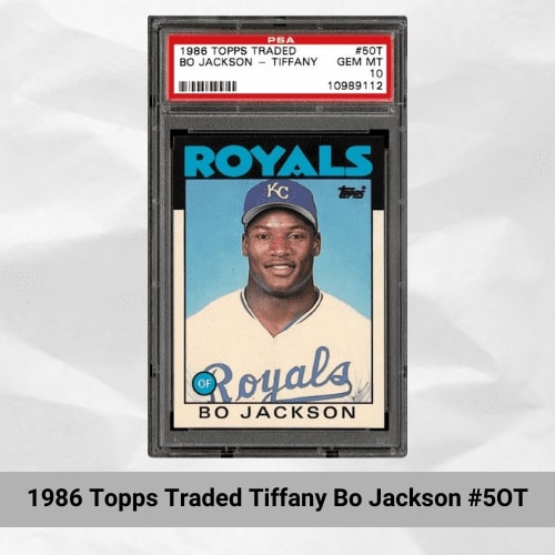 1986 Topps Traded Tiffany Bo Jackson #5OT
