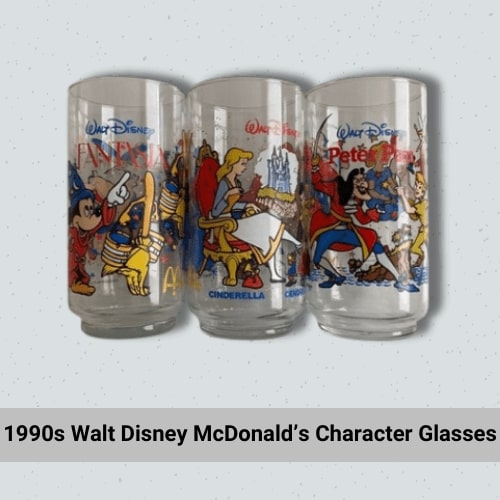 1990s Walt Disney McDonald’s Character Glasses