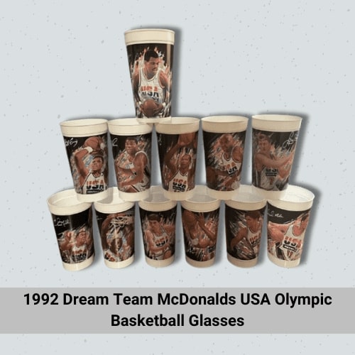1992 Dream Team McDonalds USA Olympic Basketball Glasses