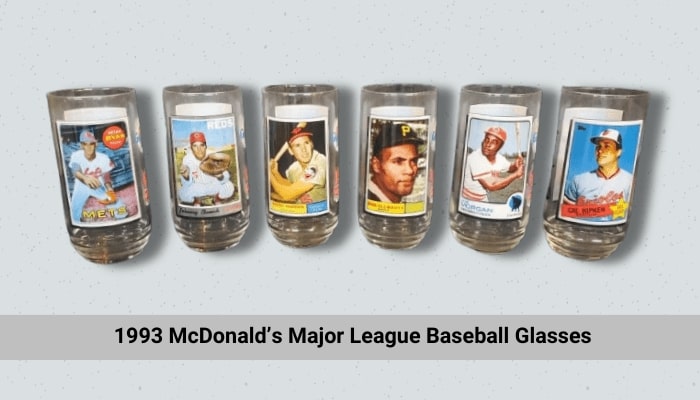 1993 McDonald’s Major League Baseball Glasses
