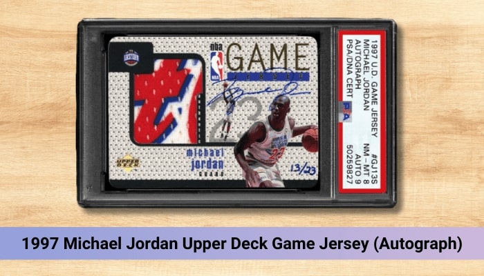 1997 Michael Jordan Upper Deck Game Jersey (Autograph)