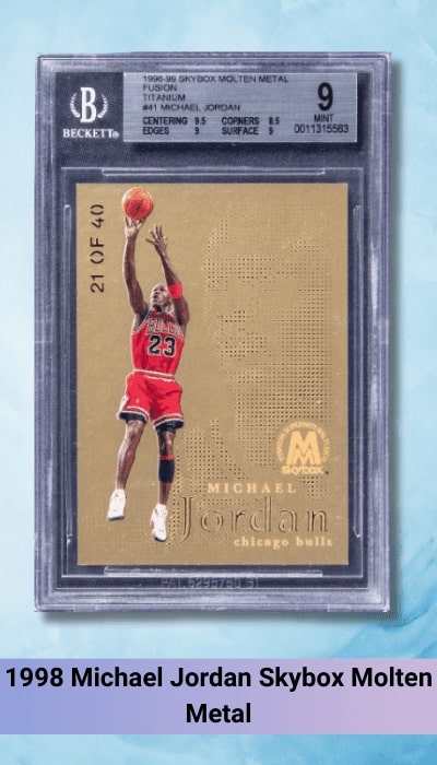 1998 Michael Jordan Skybox Molten Metal
