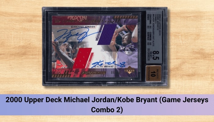 2000 Upper Deck Michael JordanKobe Bryant (Game Jerseys Combo 2)