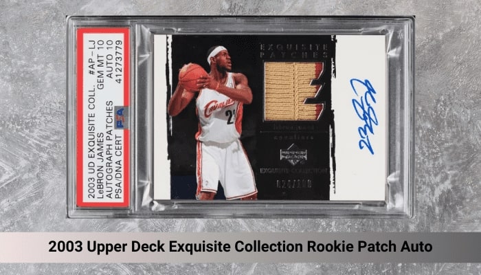 2003 Upper Deck Exquisite Collection Rookie Patch Auto
