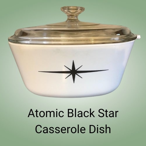 Atomic Black Star Casserole Dish