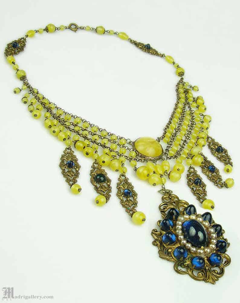 Egyptian-Style Collar Necklace