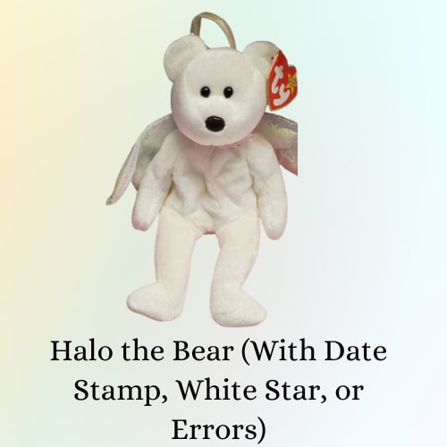 Halo the Bear (With Date Stamp, White Star, or Errors)
