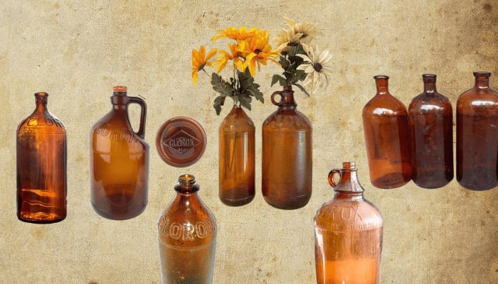 10 Most Valuable Old Brown Glass Clorox Bottles (Up to $150)