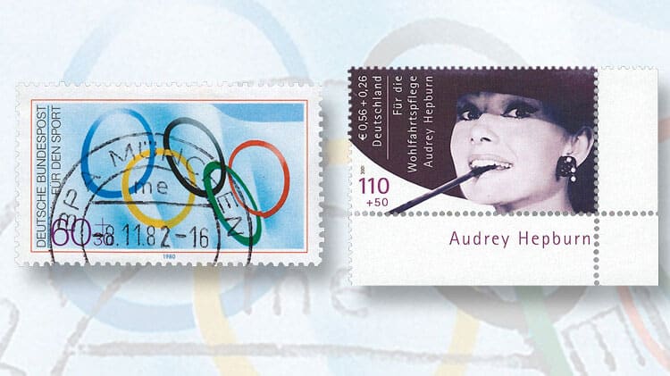 Olympic Games in Moscow semipostal stamp