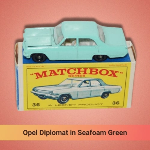 Opel Diplomat in Seafoam Green
