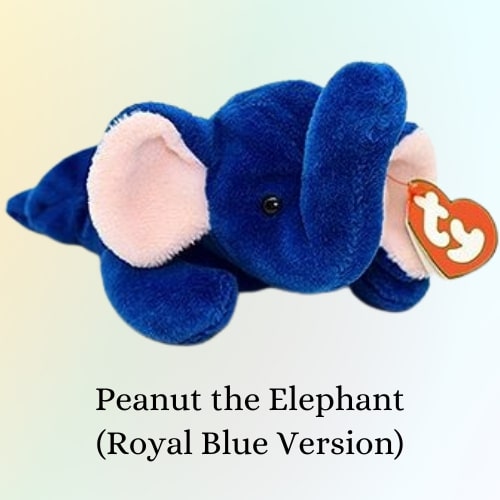 Peanut the Elephant (Royal Blue Version)