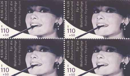 Rare Audrey Hepburn Stamps