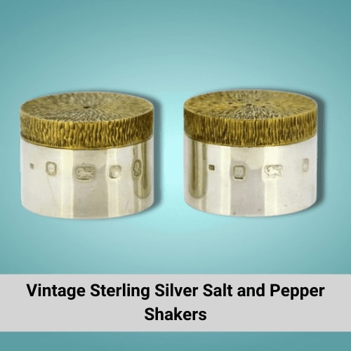 Vintage Sterling Silver Salt and Pepper Shakers