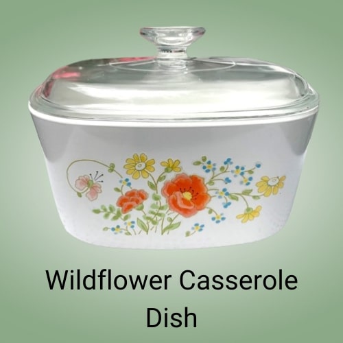 Wildflower Casserole Dish