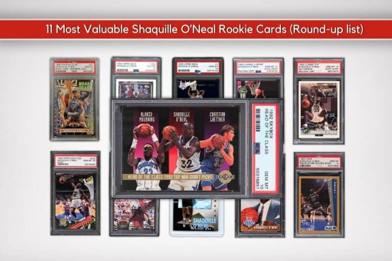 11 Most Valuable Shaquille O’Neal Rookie Cards (Round-up list)