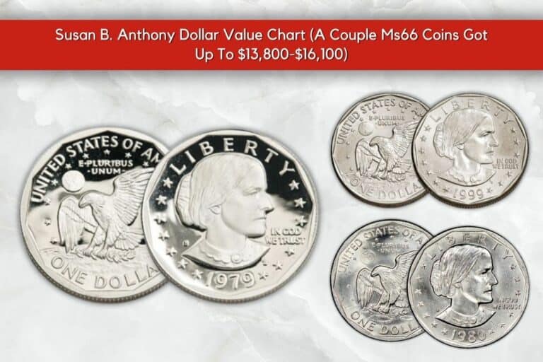 Susan B. Anthony Dollar Value Chart (A Couple Ms66 Coins Got Up To $13,800-$16,100)