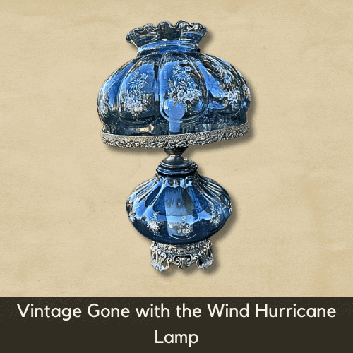 Antique Electric Hurricane Lamps Value - Vintage Gone with the Wind Hurricane Lamp