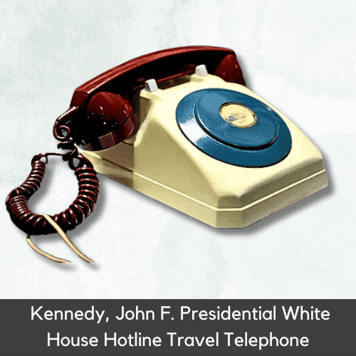 Antique Telephones Value - Kennedy, John F. Presidential White House Hotline Travel Telephone