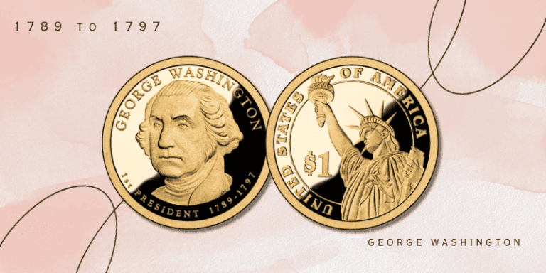George Washington Gold Dollar Coin 1789 To 1797 Value