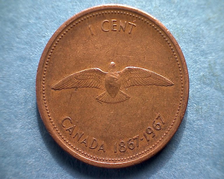 1867 to 1967 Canadian Penny value