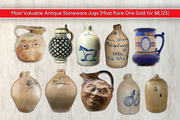 Most Valuable Antique Stoneware Jugs (Most Rare One Sold for $8,125)