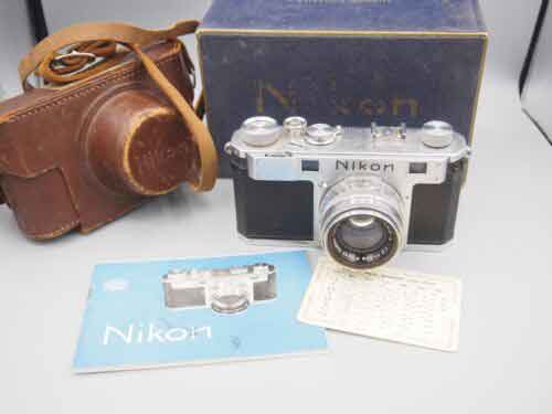 Nippon Kogaku Tokyo Nikon S Occupied Japan rangefinder camera rare model
