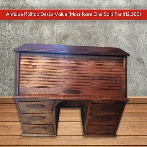 Rare Antique Salesman's Sample Rolltop Desk