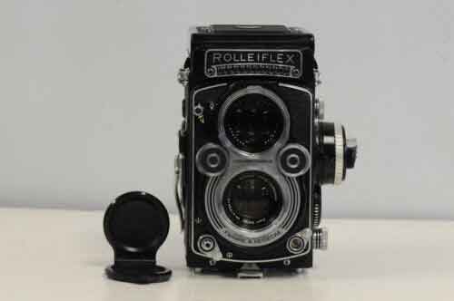 Rolleiflex 3.5F 12x24 TLR Camera Planar Lens with Cap