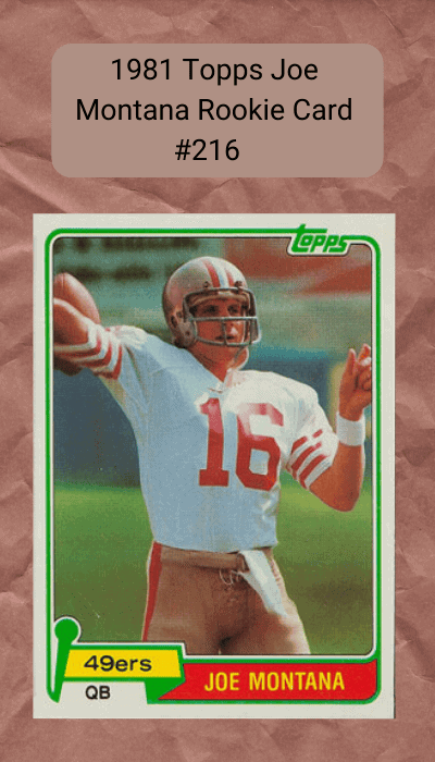 Topps Football #216 Rookie Card