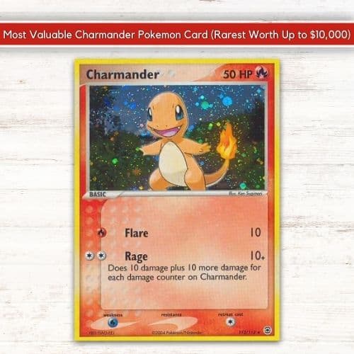 Pokemon Charmander Secret Rare 113112