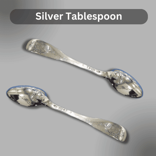 Silver Tablespoon made by Silversmith and American Patriot