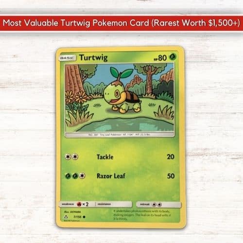 Turtwig 7156 Common Pokemon Card