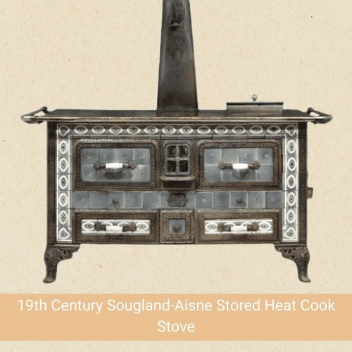 19th Century Sougland-Aisne Stored Heat Cook Stove is selling for $24,500