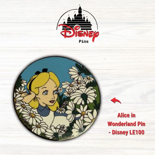Alice in Wonderland Pin - Disney LE100