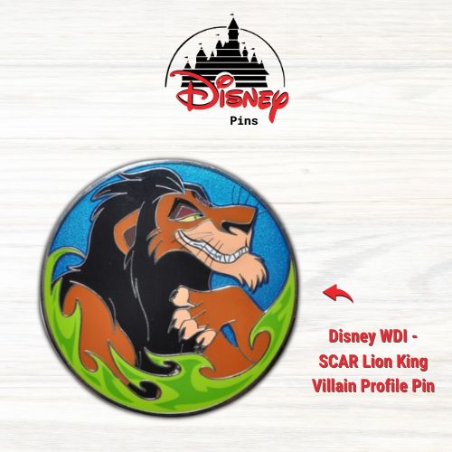Disney WDI - SCAR Lion King Villain Profile Pin