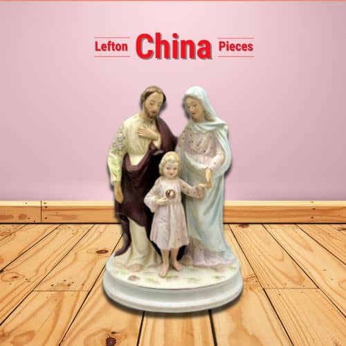 Rare Antique Lefton China Statue Figurine of St. Joseph