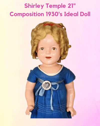 Shirley Temple 21 Composition 1930's Ideal Doll