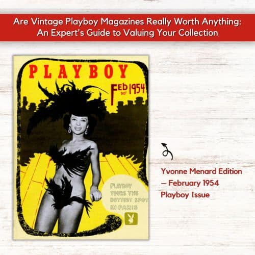 Yvonne Menard Edition-Feb 1954 Playboy Issue