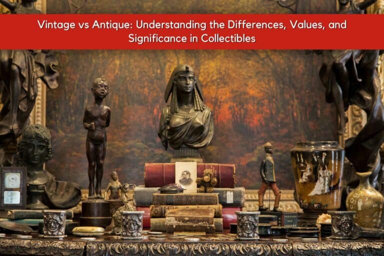 Vintage vs Antique: Understanding the Differences, Values, and Significance in Collectibles