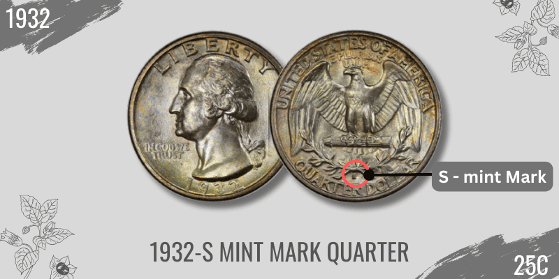 1932 Quarter Value - 1932-S mint mark Quarter value