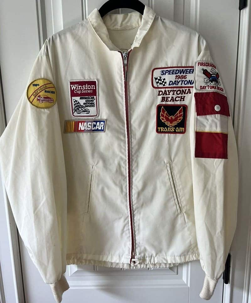 Most Valuable Dale Earnhardt Collectibles - NASCAR Winston Jacket 13 signed Dale Earnhardt, Bobby Allison, and Davey Patches Petty